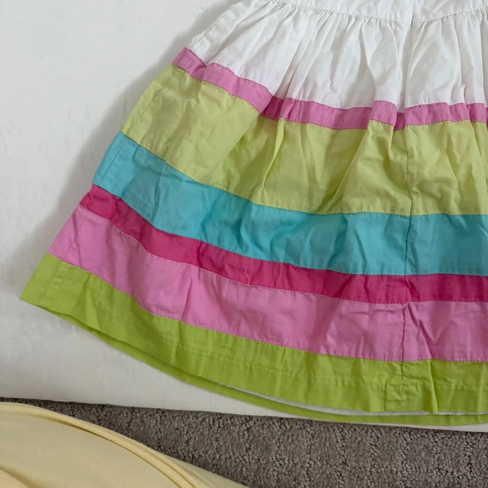 Vintage Gymboree Striped Tiered Cotton Sundress Size 12-18 Months